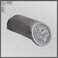 500N Ancient Chinese Traditional Clay Roof Tiles Clay Eaves Tile Wear Resisting