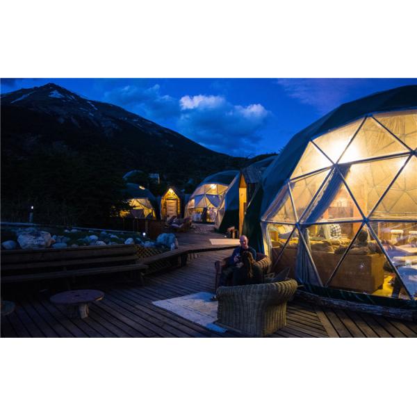 PVC Geodesic Dome Tent Adventure Park , Outdoor Dome Tent Eco Friendly