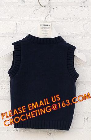 Superior quality wholesale v neck sweater boys casual kid vest, Fashionable cozy wholesale v neck sweater boys casual ki