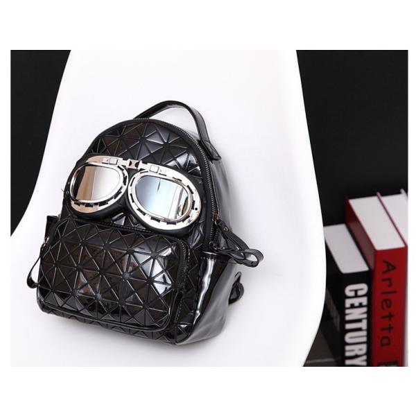 2016 new Backpack female Korean fashion personality solid color glasses bags