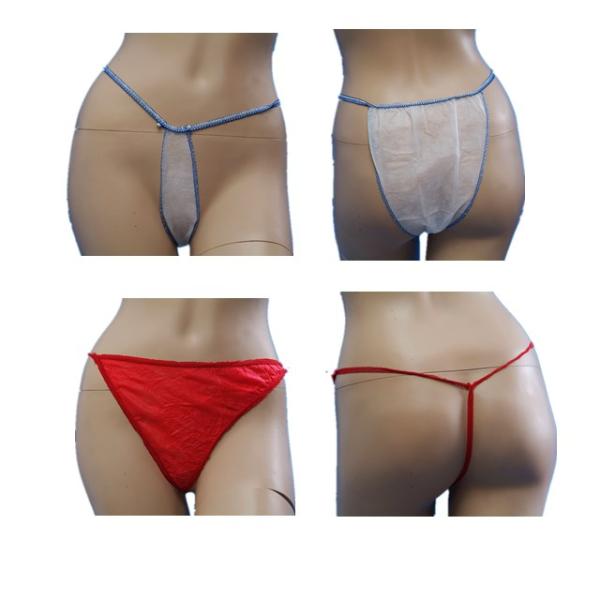 Pp / Sms Material Disposable SPA Products T Back Underwear For Sanua Room