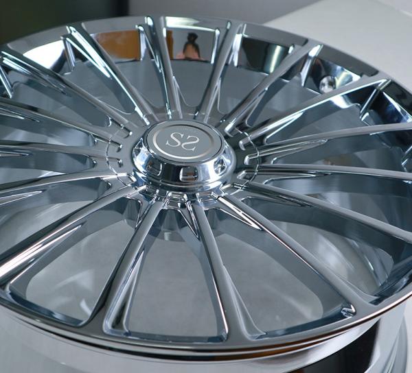 Mercedes Benz GLS 2021 Custom Chrome Forged Wheels 21x10 And 21x11