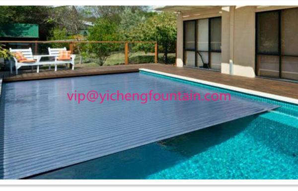 PE UV Stable Automatic Pool Covers Swimming Pool Controller Underwater Types
