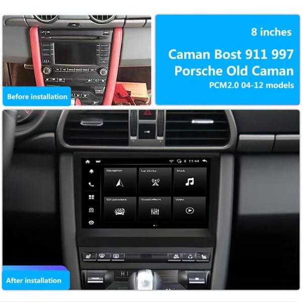 8 Inch Android 13 Porsche Cayman Android Auto Porsche Boxster PCM2.0 2004-2012