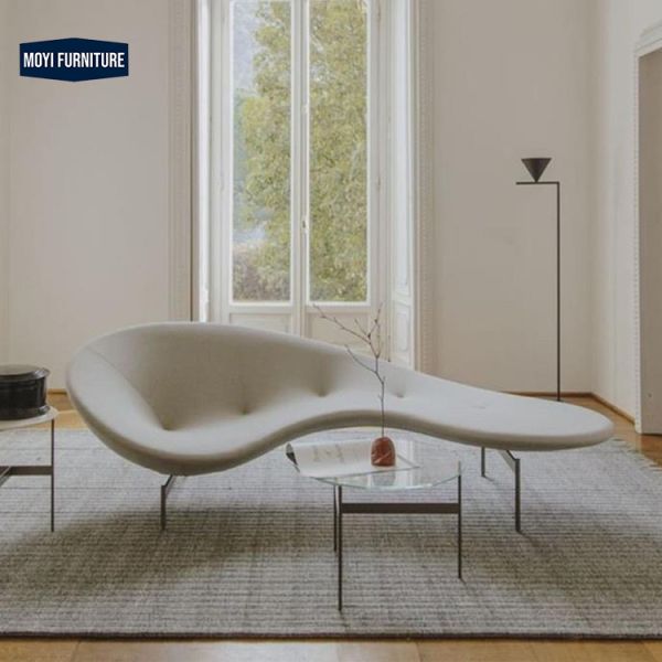 Leisure Chair Nordic Designer Minimalist Fashion Casual Edamame Creative Simple Hotel Casual Glass Fiber Reinforced Plastic Pea Lounge Chair