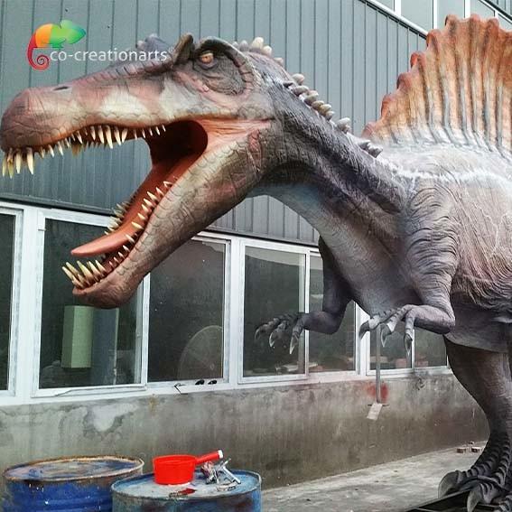 Dinosaure réaliste Jurassic Park 3 Spinosaurus couleur de simulation animatronique de 9M