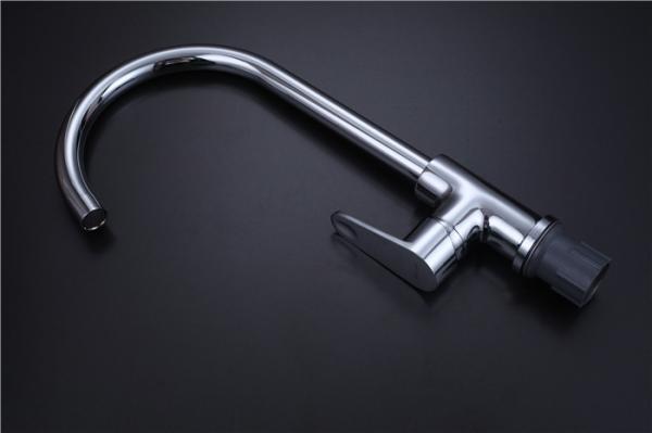 Single Hole Basic Kitchen Faucet Pull Out Sprayer Brass Mixer Tap Flexible Hoses