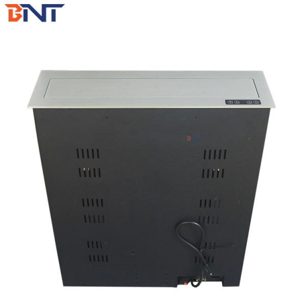 22 Inch Aluminum Alloy Brushed Panel LCD Motorized Lift With RS232 Central Control Sliver
