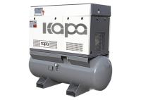 El laser que cortaba el compresor de aire del tornillo de 4In1 18.5kw 25hp Integated montó con el tanque del aire y el secador del aire