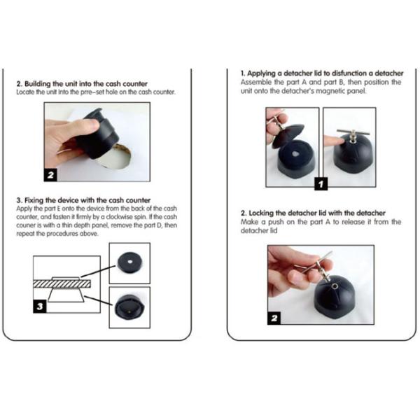 66mm Dia Standard 4500GS Security Tag Detacher Magnet Retial Loss Prevention