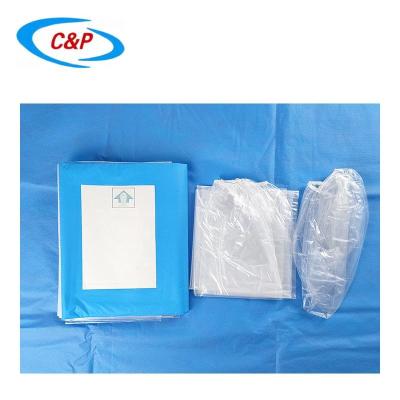 Certificado CE Angiografia Cirúrgica Estéril Drape Pack Impermeável Personalizado