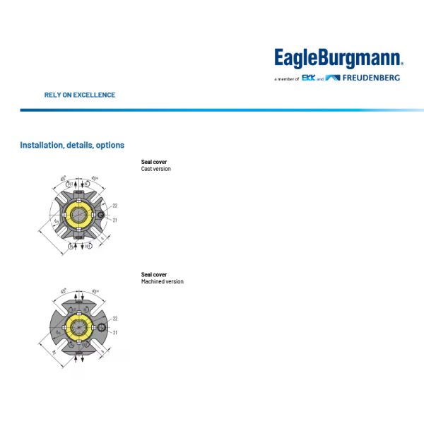 O Ring EagleBurgmann Mechanical Seal 25mm - 100mm Mechanical Packing