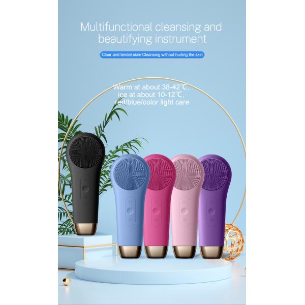 IPX5 Waterproof USB Charging Silicone Electric Facial Cleansing Brush for Face Cleanse