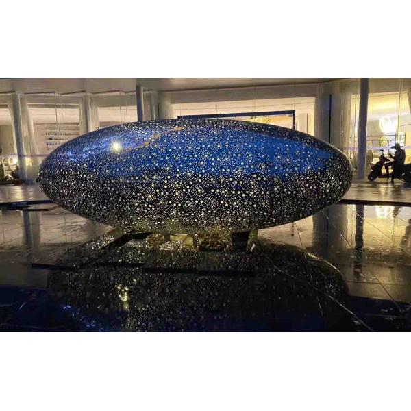 LED Stainless Steel Metal Landscape Sculpture 5.0 Meter Length