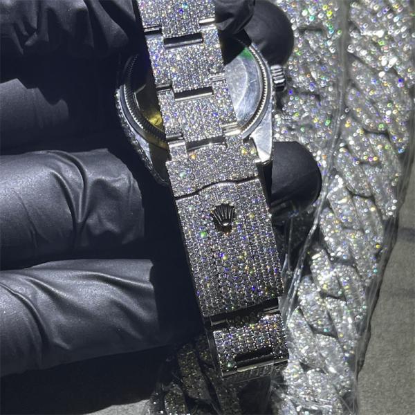 Изменение Rolex Handmade диаманта ювелирных изделий хмеля инкрустации тазобедренного изготовленного на заказ изготовленное на заказ заморозило вне