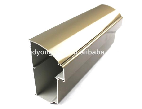 Electrophoresis Coating Industrial Aluminium Profile , Customize Cylinder Aluminium Extrusion Profile