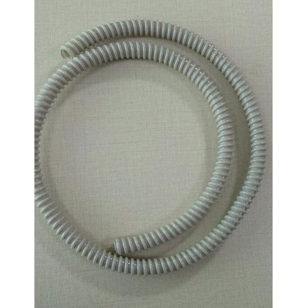 Гибкая изоляционная труба усиленная ПВК рифленая, изоляция гибкой спиральной трубки органическая