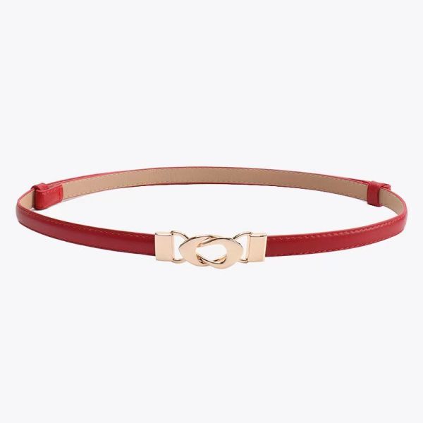 New hook-and-loop adjustable belt for women, versatile and minimalist, perfect with dresses and coats, slimming waistline, thin and easy to carry and store.