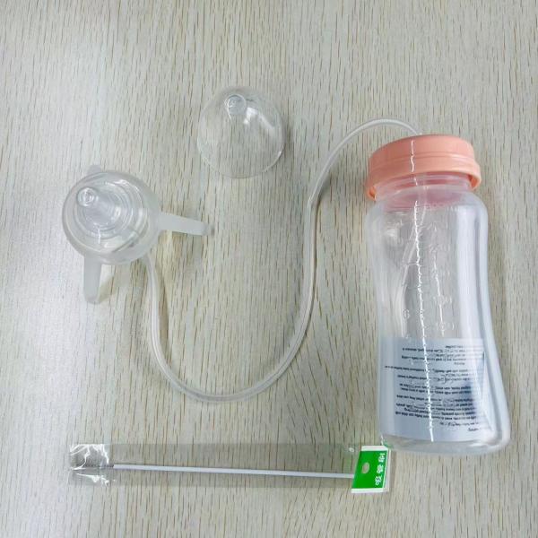 Wide Mouth Hands Free Baby Feeding Bottle Newborns Anti Colic Bottles