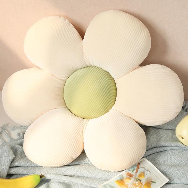 Office Chair Creative Futon Anti-Bacteria Sunflower Throw Pillow with Small Daisy
