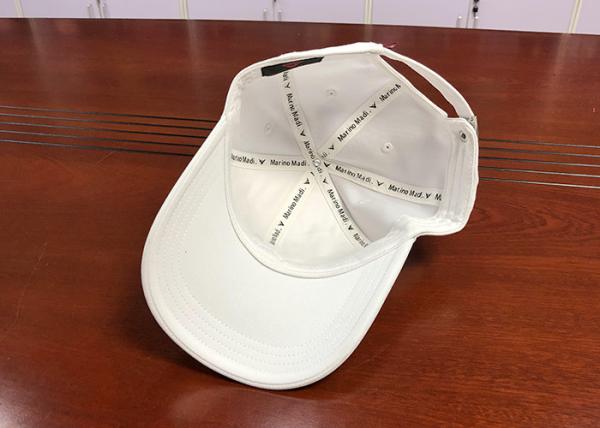 Metal Buckle Sports Baseball Caps 6 Panel Embroidery Logo Private Labels