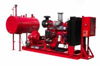 160PSI Fire Fighting Water Pump , Diesel Powered Fire Pump 2500GPM 1800RPM