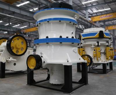 Copper  Gold Iron Ore  Hydraulic Cone Crusher High Speed 318-1050tph