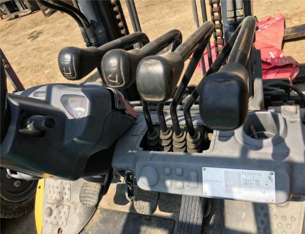 Used Automatic 3 Stages Komatsu Japan Forklift FD30-17/FD3016/FD30 3 ton Forklift With 3 stages And Cheap P