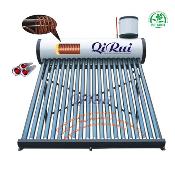 Integrated Copper Coil Pressurized Solar Water Heater with Solar Keymark En12976