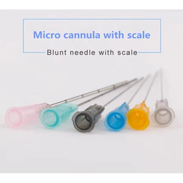 Blunt 25g X 50mm Cannula Piercing Needles For Hyaluronic Acid Fillers