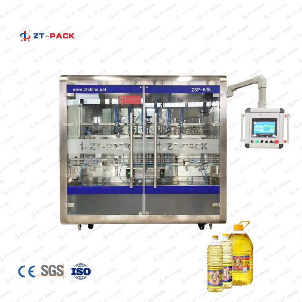 óleo Olive Oil Filling Machine da cookie do óleo de amendoim do óleo de girassol do óleo 100ml-5L comestível