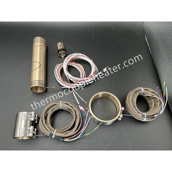 Electric Resistance Axial Clamp Band Coil Heater with Thermocouple Type J for Hot Runner System