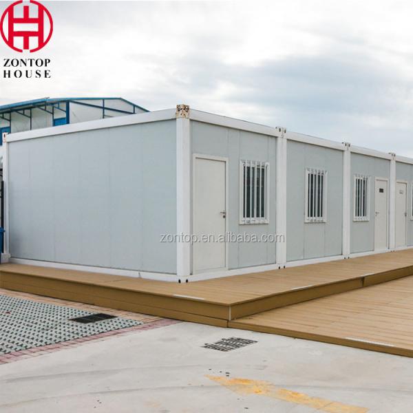 Zontop 2 Story 40ft Prefab Shipping Container Luxury Modern House Prefabricated Prefab Cabin Homes