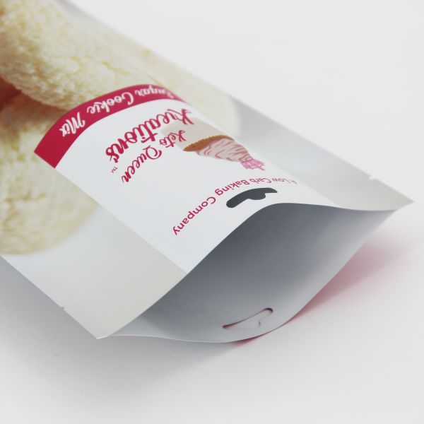 Cookie Chip Stand Up Zipper Pouch  Bags 300 Micron CMYK Printing