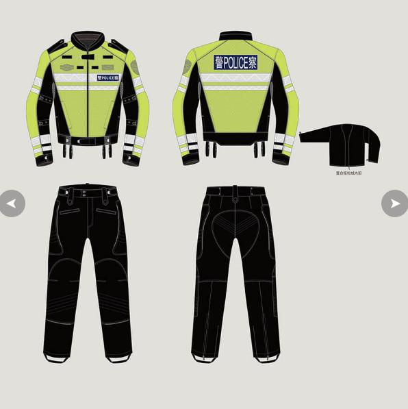 Reflective Jacket Police Hi Vis Vest Outdoor Traffic Police Cycling Uniform Suit Winter Style