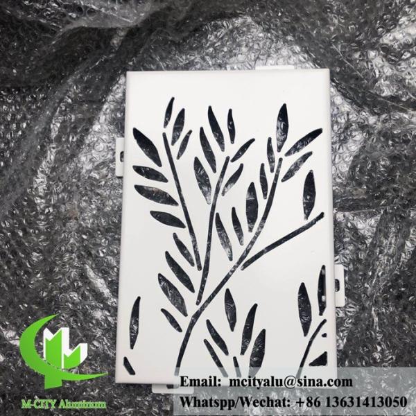 Площадка из твердого алюминия для фасада, покрытая порошковым покрытием серого цвета толщиной 3 мм