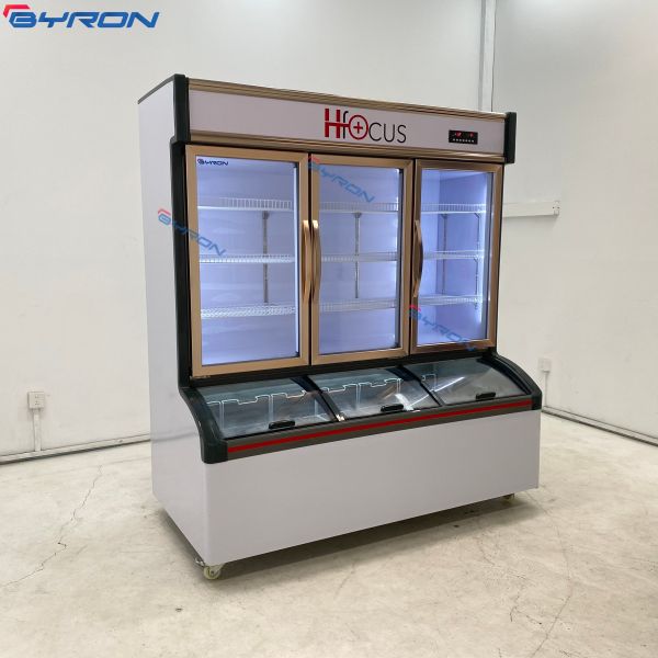 Customizable Commercial Glass Door Freezer Multi Purpose C Store Coolers