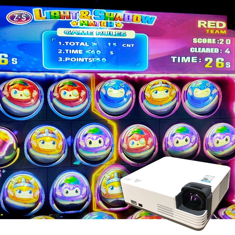 Jumping Ball Projection Games Motor Skill Development Easy Setup For Children's Areas
