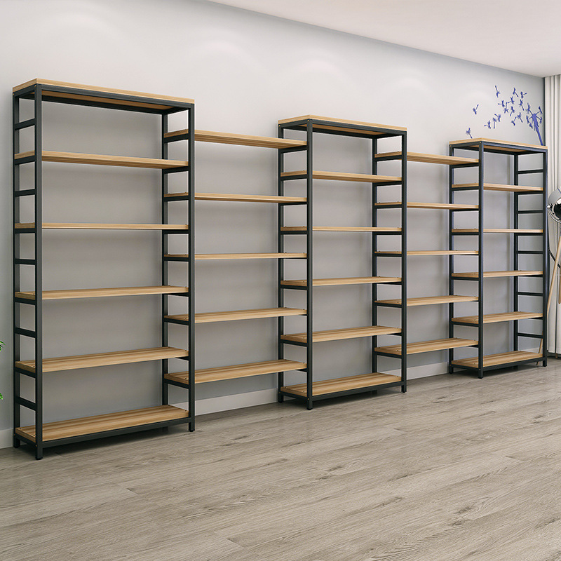 5-Layer Minimalist Design Aluminum Freestanding Display Shelves Supermarket Aisle & Corner Retail Shelf Dividers Home Furniture