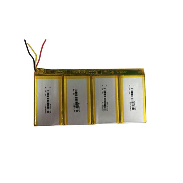 4S1P 14.8V 2250mAh Rechargeable Lithium Polymer Battery Pack for Tablet PC