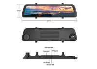 камера черточки автомобиля DVR RAM 2GB Android8.1 1.3GHz ADAS