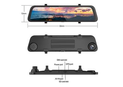 câmera do traço do carro DVR de 1.3GHz ADAS RAM 2GB Android8.1