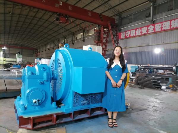 Gerador de turbina de água de arrefecimento por ar / água para 200kw-20mw Frequência nominal 50Hz/60Hz