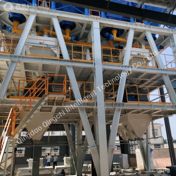 Containerized Dry Mixed Mortar Production Line 8T/H - 25T/H Output