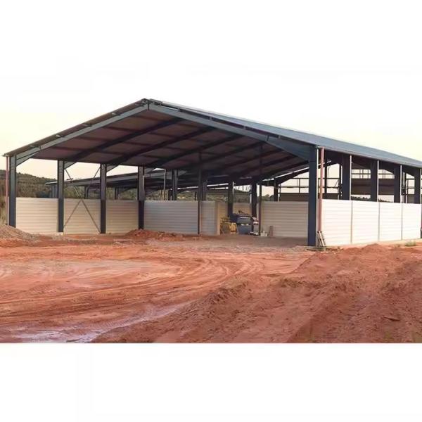 High Strength Clear Span Steel Frame Structure Warehouse Office Building