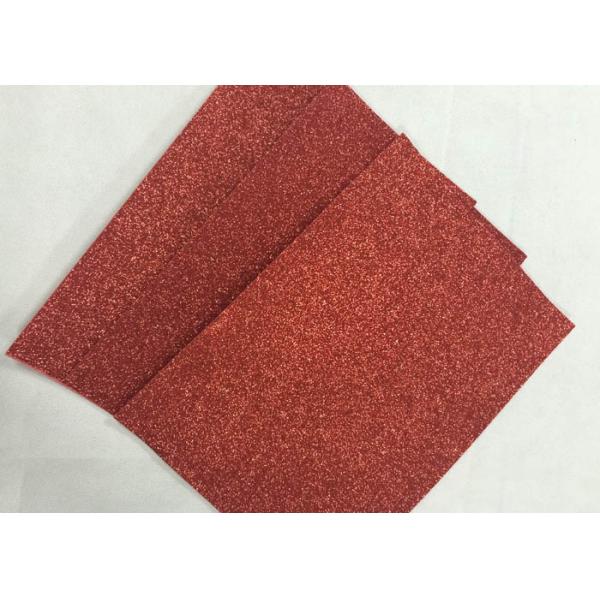 1mm Thickness Adhesive Glitter Foam Sheets , Anti - Slip Sticky Back Glitter Foam Sheets