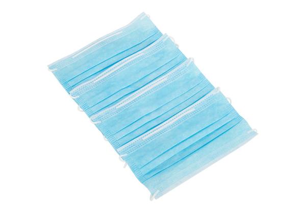Non Woven Surgical Mask Disposable Face Mask Blue And White Eco Friendly