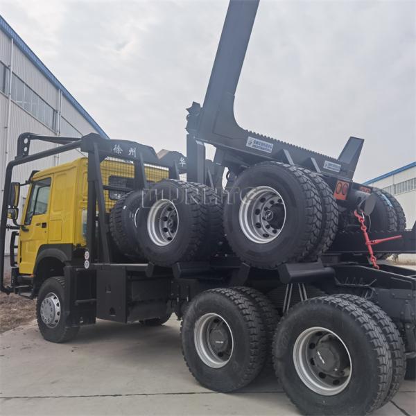 6x4 TIMBER Wood Transport Logging Trailer Sinotruk Howo Brand