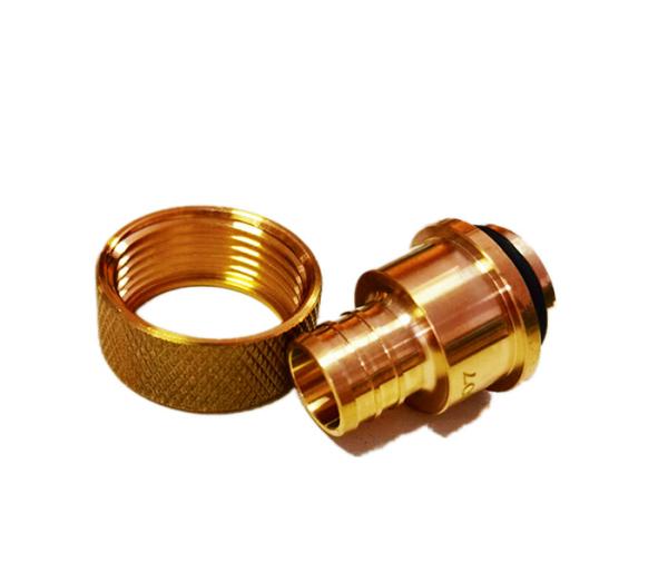 Male thread Lead Free Brass Fitting For Pipe Using CNC