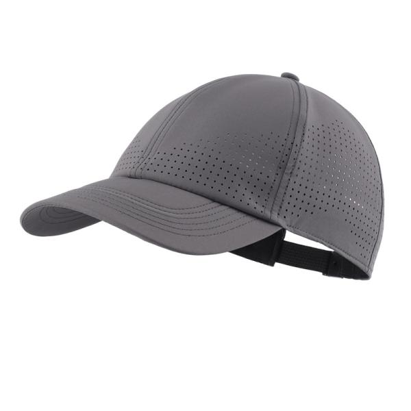 Wholesale Custom 6 Panel Unisex Laser Perforated Waterproof Baseball Golf Cap Hat Mesh Sport Hats